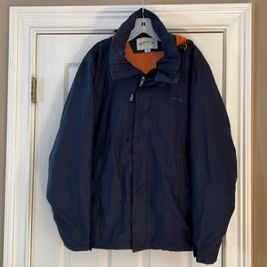 Orvis Classic Collection Dark Navy Blue Hooded Jacket